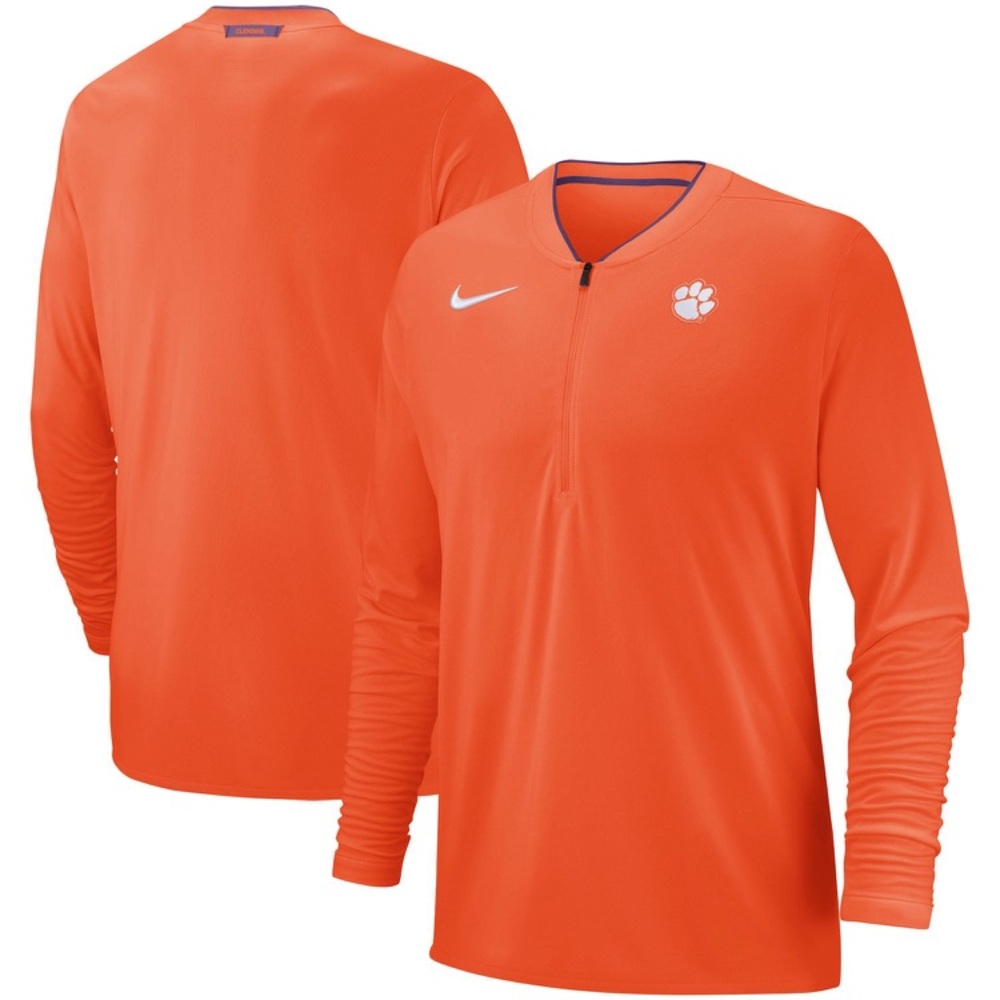Nike Clemson Tigers 1/2 Zip Pullover Size Large